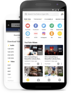 Facilidade de usar o Snaptube no celular